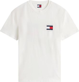 Tommy Jeans T-Shirts, male, White, Size: 4XL t-shirt Cotone