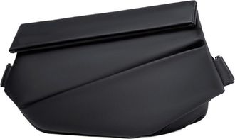 Generic Trendy Brand Mens Waterproof Commuter Chest Bag - Large Capacity Cycling & Motorcycle Crossbody Bag(Black)