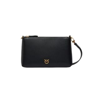 Pinko Flat Rectangular Pochette - female - PINKO - Shoulder Bags - Black - ONE SIZE - Bags