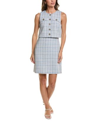 Karl Lagerfeld Karl Lagerfeld Tweed Popover Dress