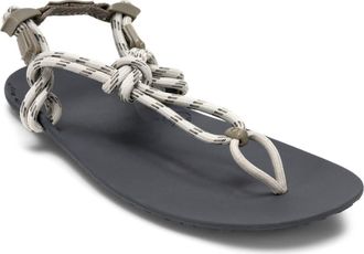 Xero Shoes Genesis Rope Style Barefoot Sandal in Stone at Nordstrom, Size 14