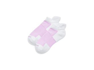 Feetures High Performance Max Cushion Tab Quarter Length Socks Shoes White Lily : SM (US Womens Shoe 4-6.5), Nylon/Polyester/Spandex