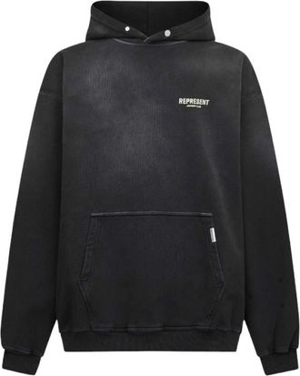 Represent Represent, Heren, Sweatshirts & Hoodies, Zwart, Maat: S