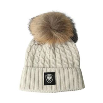 Blauer Marotta Muts - Dames - Hoeden - Wit - ONE Size - Wol - Accessoires