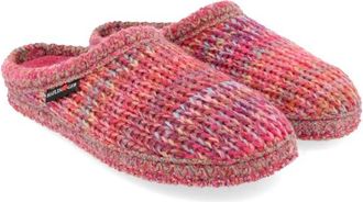 Haflinger Walktoffel Tricot&eacute; Hausschuhe - Unisex | rosa
