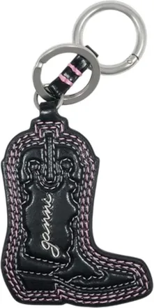 Ganni Western Boot Keyring - Dames - Sleutelhangers & Tashangers - Zwart - ONE Size - Leer - Accessoires