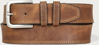 Lucky Brand Triple Needle Stitch Leather Belt