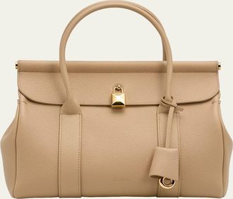 Loro Piana Loom L25 Fine Grained Leather Tote Bag