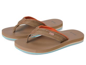 Sanuk Ziggy Mens Sandals Tan : 12 D - Medium, Leather/Rubber