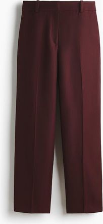 H&M Suit Trousers in Burgundy at Nordstrom, Size 14