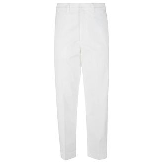 Department Five Slim-fit Trousers, male, White, W32, Department5 Trousers White