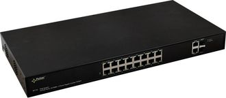 Pulsar Sf116 Switch Gestionado Fast Ethernet (10/100) Energ&iacute;a Sobre Ethernet (poe) 1u Negro