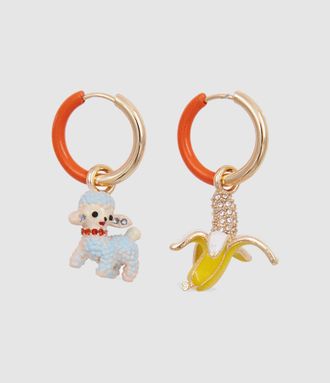 Essentiel Boucles dOreilles Kana Orange Or