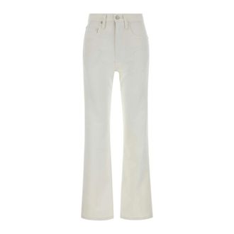Jil Sander Flared Jeans, female, White, Size: XL Flared Jeans