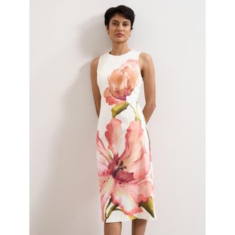 Phase Eight Nadina Floral Dress in Cream at Nordstrom, Size 10