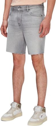 7 For All Mankind Korte Broeken, Heren, Grijs, W38, Denim, Straight Short