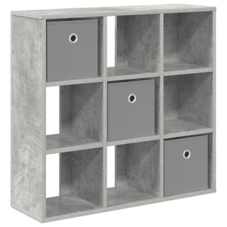 vidaXL Aparador Con Caj&oacute;n Gris Concreto 73,5 X 24 X 69,5 Cm Vidaxl