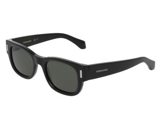 Ferragamo Grey Square Mens Sunglasses SF2064SE 001 51