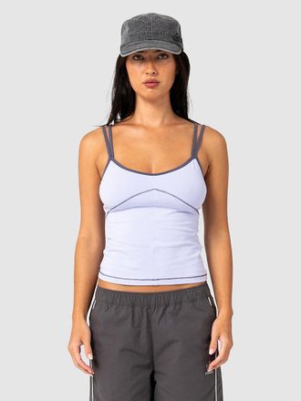 Rusty Serve Fitted Cami Tank Top blau
