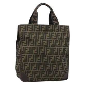 Fendi Pre-owned Vintage Tote Bag - Dames - Vintage Shopper - Bruin - ONE Size - Leer - Vintage