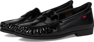 Marc Joseph New York Newbury Street (Hands Free Technology) Womens Dress Flat Shoes Black : 10.5 M, Faux Leather