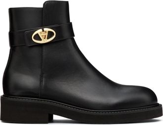 Valentino Garavani 40mm VLogo Locker ankle boots - women - Leather - 36 - Black