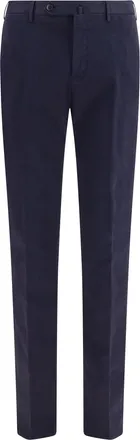Pantaloni Torino Mens Cotton Trousers Midnight Blue General Elastane