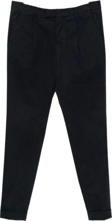 Pantaloni Torino Geplooide pantalon - Heren - Broeken - Blauw - Maat: XL Zijde