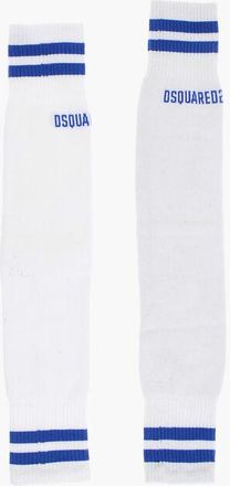 Dsquared2 Cotton and Nylon Stretch Muffs with Contrasting Details size Unica