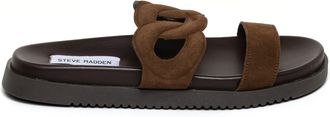 Steve Madden Myrtle Sandal CHOCOLATE BROWN SUEDE