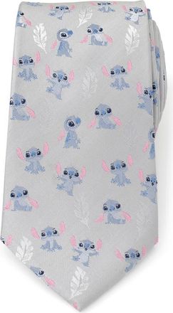 Cufflinks Inc. Stitch Silk Blend Tie in Gray at Nordstrom