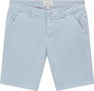 Jacob Cohen Nicolas Slim 5 Pocket Bermuda Shorts - Heren - Korte Broeken - Blauw - W35 - Katoen - Korte Broeken