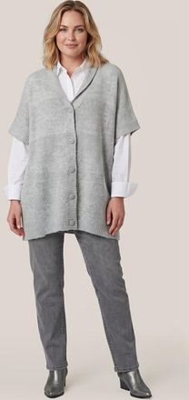 Mart Visser Aliza Poncho Grijs Maxi