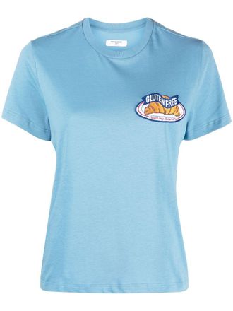 Opening Ceremony Brioches short-sleeve T-shirt - women - Organic Cotton - M - Blue