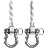 OEM 2 Ganchos De Acero Inoxidable 304, Kit De Suspensi&oacute;n Para Entrenadores De Suspensi&oacute;n, Utilizado Para Colgar Sillas, Luces De Suspensi&oacute;n, Hamacas, Saco