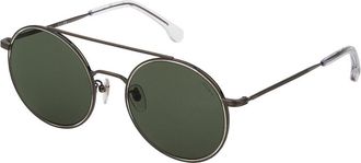 Lozza SL2335M Polarized 568Z Mens Sunglasses Black Size 53