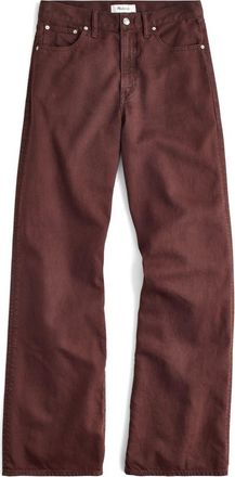 Madewell The Ultimate Wide Leg Airy Denim Jeans in Burnt Cocoa at Nordstrom, Size 29