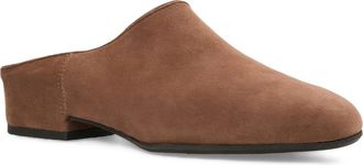 Aquatalia Umama Weatherproof Mule in Brown Suede at Nordstrom, Size 10.5