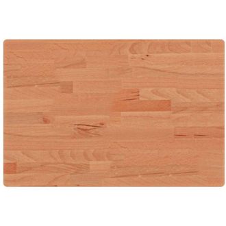 vidaXL Encimera De Ba&ntilde;o Madera Maciza De Haya 60x40x2,5 Cm Vidaxl