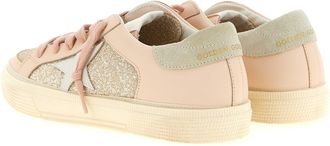 Golden Goose Glitter-Panel Sneakers - Pink