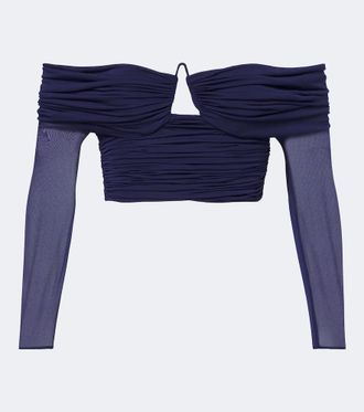 CHRISTOPHER ESBER Marin draped off-shoulder top