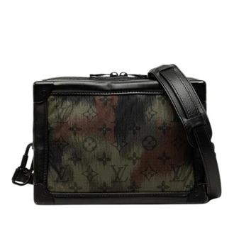 Louis Vuitton Pre-owned Camouflage Soft Trunk - unisex - Pre-owned - Groen - Maat: ONE Size Leer