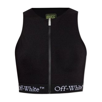 Off-white Logo Top - female - Off White - Sleeveless Tops - Black - XS - Tops