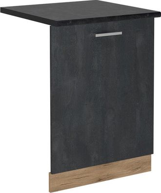 Vicco Panel Frontal Del Lavavajillas R-line, Hormig&oacute;n Negro, 60 Cm, Et Antracita Vicco