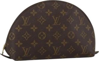 Louis Vuitton Pre-owned Clutches, female, Brown, Size: ONE SIZE Pre-owned Vintage Monogram Cosmetic Pouch