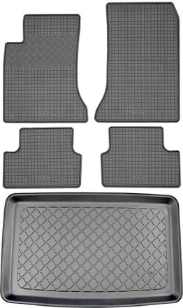 OEM Juego De Alfombrillas De Goma Para Coche Y Alfombrilla Para Maletero Para Mercedes Clase B W246 Hatchback (5 Puertas) De Octubre De 2011 A Diciembre D