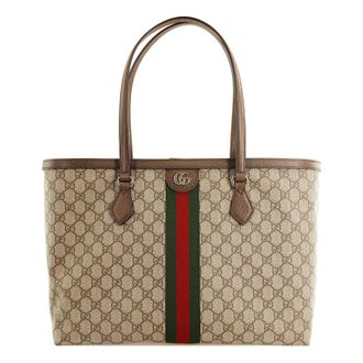 Gucci (WMNS) Gucci Ophidia GG Middle-Sized Tote Bag Brown 631685-96IWB-8745