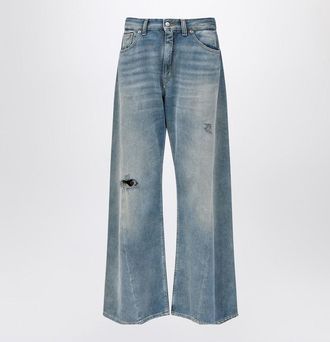 Maison Margiela Wide-leg jeans with worn effect