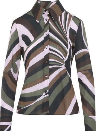 Pucci Shirt met lange mouwen - Dames - Overhemden - Veelkleurig - M - Overhemden