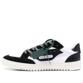 Off-white 5.0 Panelled Low-Top Sneakers Black White OMIA227S23FAB0010110